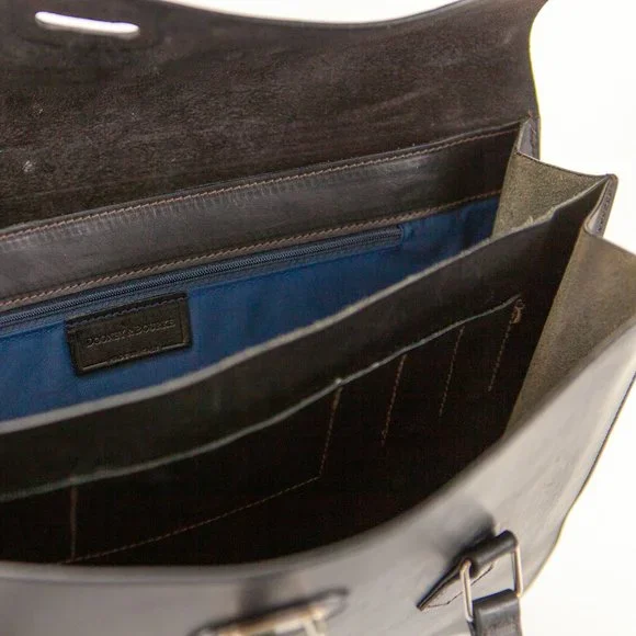 DOONEY & BOURKE Black Double Handle Brief - Picture 2 of 14